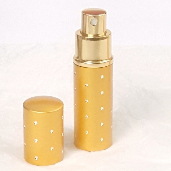 Honey Gold Sparkle purse mini sprayer with funnel - Picture 3 of 4